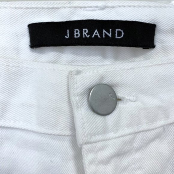 J Brand White Cut Off Denim Eyelet Jean Shorts 30 - Picture 5 of 8